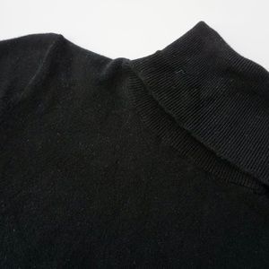 Zara Black Knitted Long Sleeve Turtle Neck - Size Small